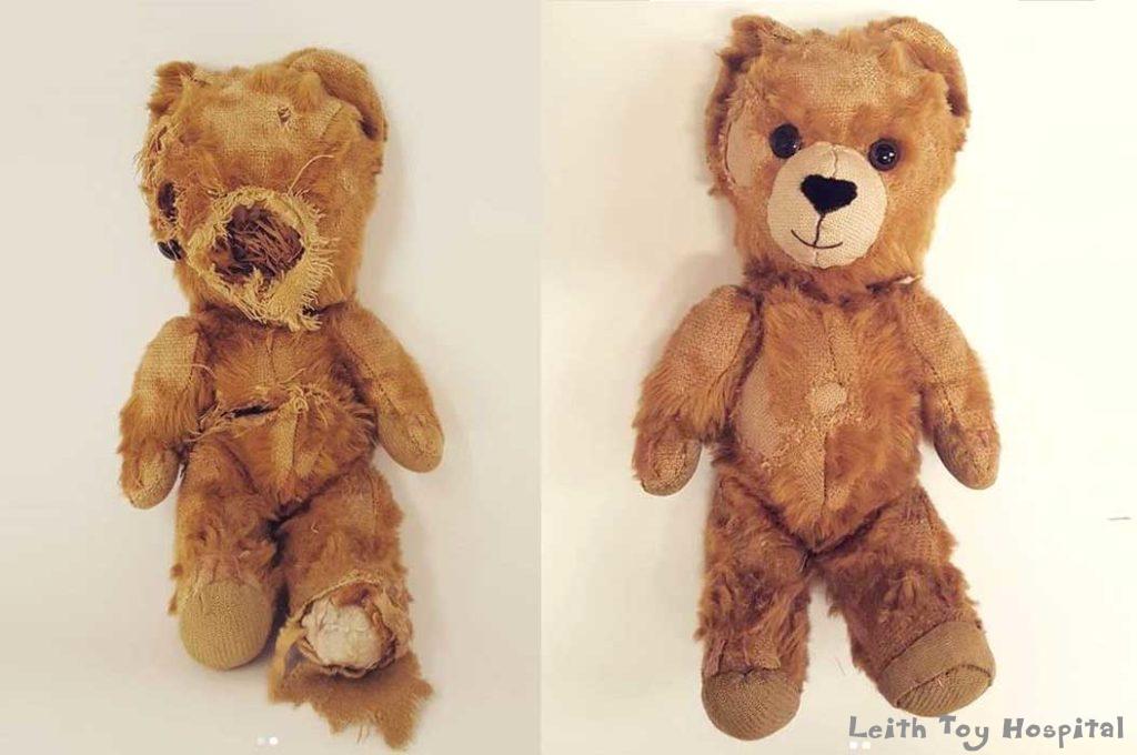 repair a teddy bear