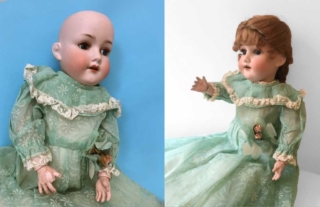 repairing porcelain dolls