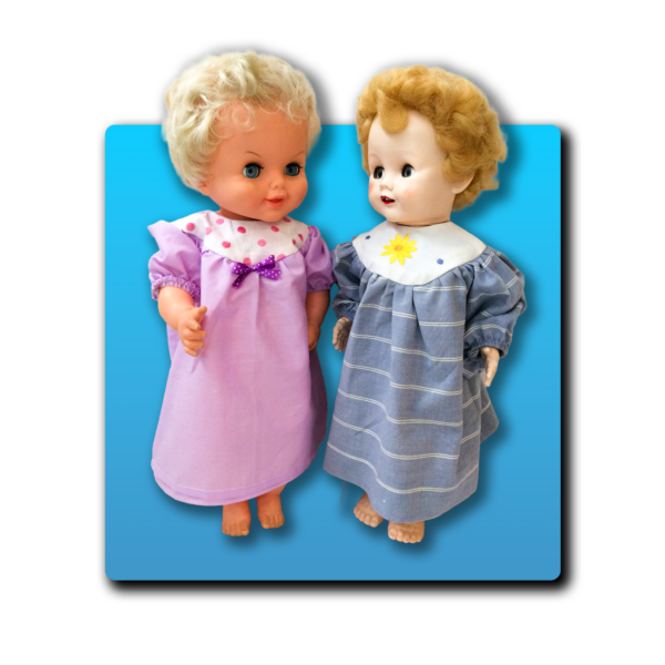 Handmade doll’s smock dress